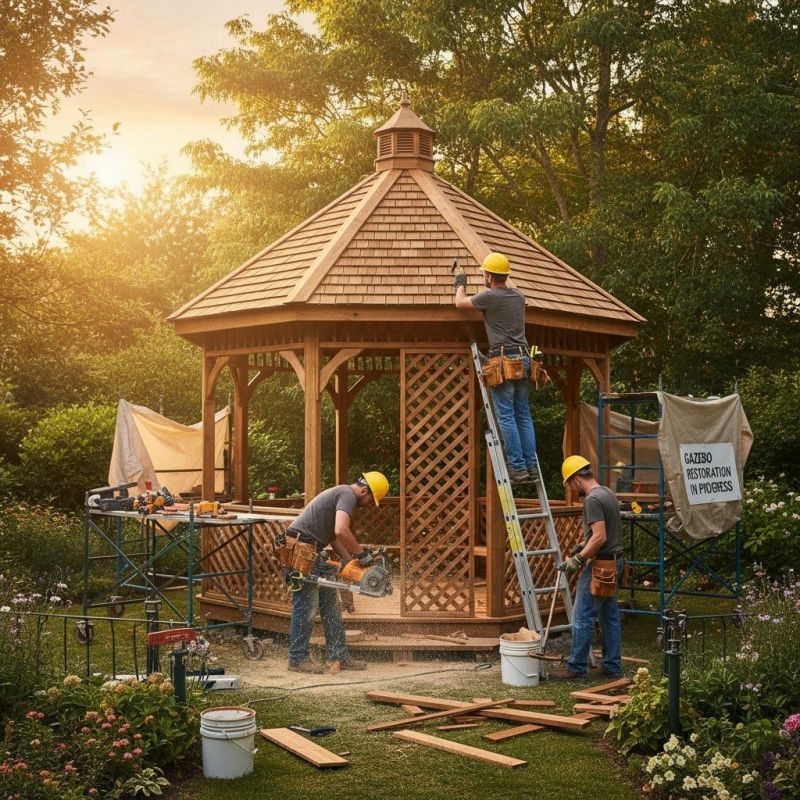 Enclosed Gazebo Installation