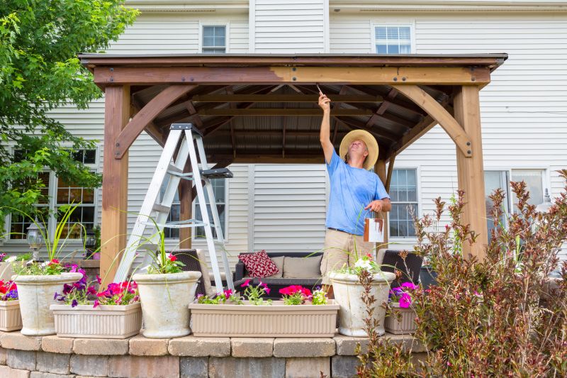 Curved Pergola Installation in Kansas City, KS